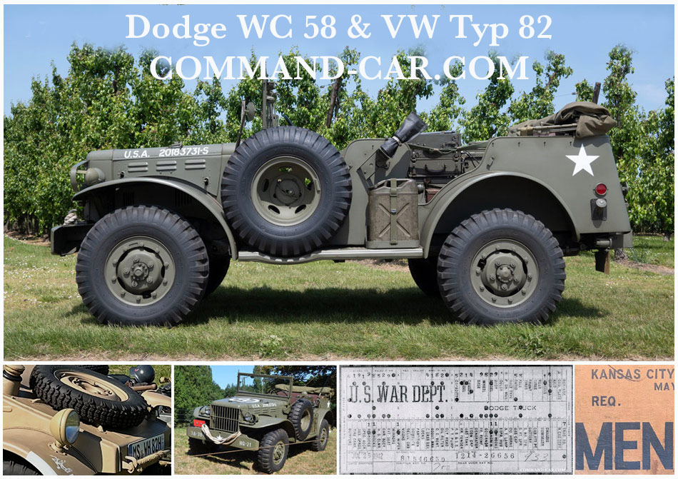 Commander George a Dodge WC58 Command Car from 1942